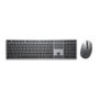 Dell Pro Plus Teclado y Ratón Inalámbricos KM7321W – QWERTZ Alemán, Gris Titanio, 4000 DPI