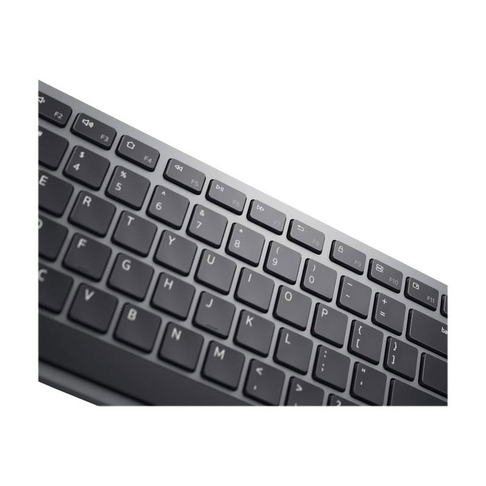 Dell Pro Plus Teclado y Ratón Inalámbricos KM7321W – QWERTZ Alemán, Gris Titanio, 4000 DPI