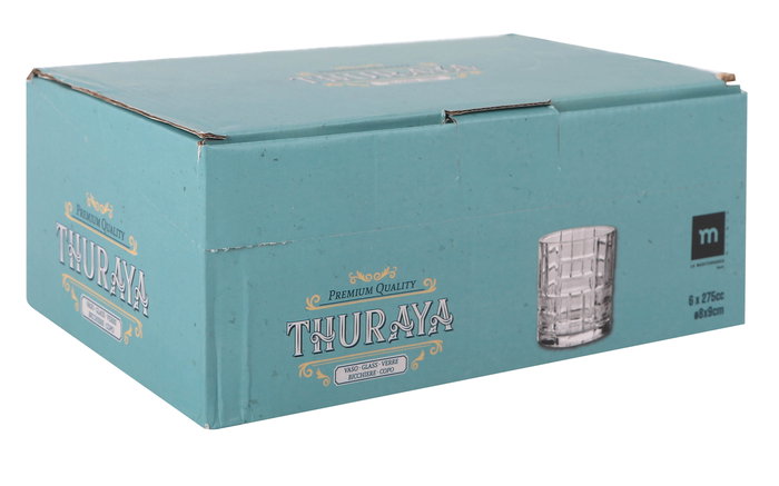 La Mediterranea Vaso Thuraya 275 cc ø8x9 cm (48 Unidades)
