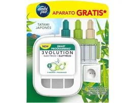 Ambi Pur 3Volution Ambientador con Recambio Tatami Japonés 21 ml - Hasta 90 días de Fragancia
