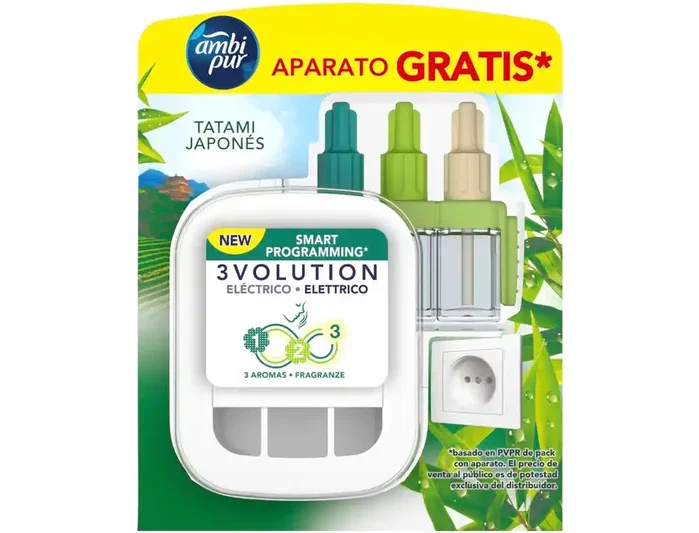 Ambi Pur Ambientador Eléctrico 3Volution Japonés Difusor + Recambio 77429