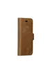 Dbramante1928 CO61GT001670 Funda Cartera de Cuero Bronceado para Apple iPhone 12 / 12 Pro (6.1") - Con Soporte, Protección RFID y Carga Inalámbrica