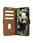 Dbramante1928 CO61GT001670 Funda Cartera de Cuero Bronceado para Apple iPhone 12 / 12 Pro (6.1") - Con Soporte, Protección RFID y Carga Inalámbrica