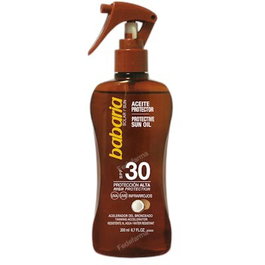 Babaria Aceite Protector Solar Coco SPF 30, 200 ml