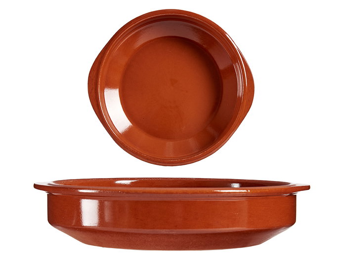 La Dehesa Cazuela Redonda Barro Refractario Miel Diámetro 28 cm (Set de 8)