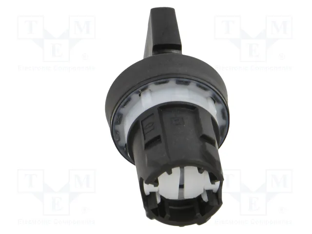 SIEMENS Interruptor rotativo SIRIUS ACT de 3 posiciones, 22mm, negro