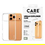 PanzerGlass CARE by Urban Explorer Case - Crystal Clear, Transparente, Protección Antiamarillamiento, 100% Material Reciclado para Apple iPhone 15 Pro Max