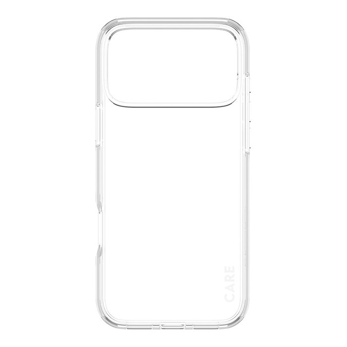 PanzerGlass CARE by Urban Explorer Case - Crystal Clear, Transparente, Protección Antiamarillamiento, 100% Material Reciclado para Apple iPhone 15 Pro Max