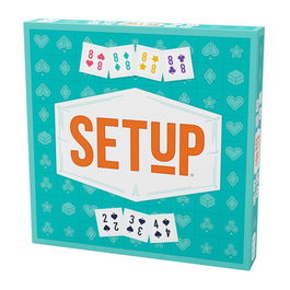 Juegos SETUP - Juego de Mesa de Estrategia y Combinación para 2-4 Jugadores, Edad Recomendada 8+ Años, Incluye Tablero, Fichas, Peones y Bolsa