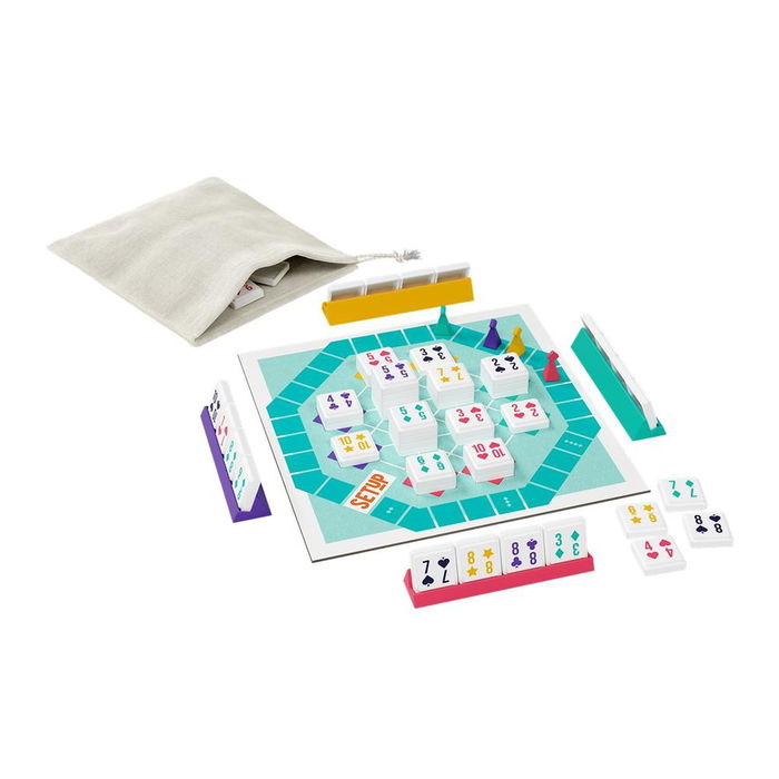 Juegos SETUP - Juego de Mesa de Estrategia y Combinación para 2-4 Jugadores, Edad Recomendada 8+ Años, Incluye Tablero, Fichas, Peones y Bolsa