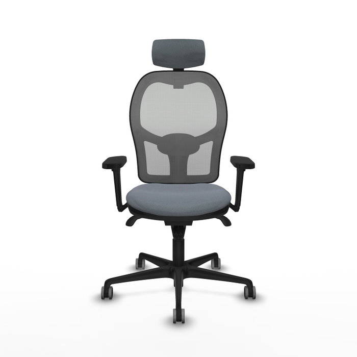PIQUERAS Y CRESPO Silla de oficina Jorquera Gris con mecanismo Sincro