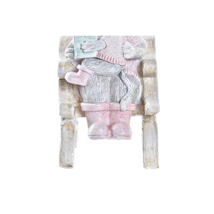 DKD Home Decor Figura de Resina Ratón Rosa, Beige y Gris DKD Home Decor Figura de Resina Ratón Rosa, Beige y Gris
