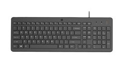 HP Teclado con Cable 150, Distribución Teclado Francés AZERTY, Retroiluminación LED, Garantía Limitada de 2 Años