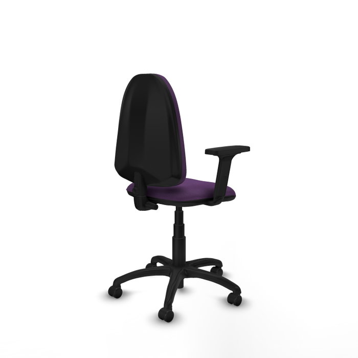 PIQUERAS Y CRESPO Silla de oficina Aýna Morada con Brazos 2D PIQUERAS Y CRESPO Silla de oficina Aýna Morada con Brazos 2D