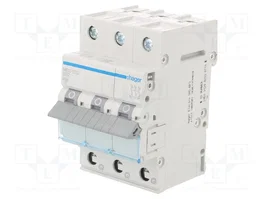 Hager MBS332 Interruptor Magnetotérmico 3 Polos 32A B-32A 6kA QuickConnect
