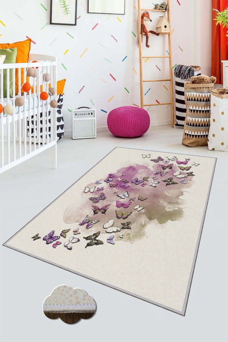 Conceptum HMNT531 Alfombra para Pasillo Antibacteriana y Antideslizante, 100% Poliéster, 80 x 200 cm