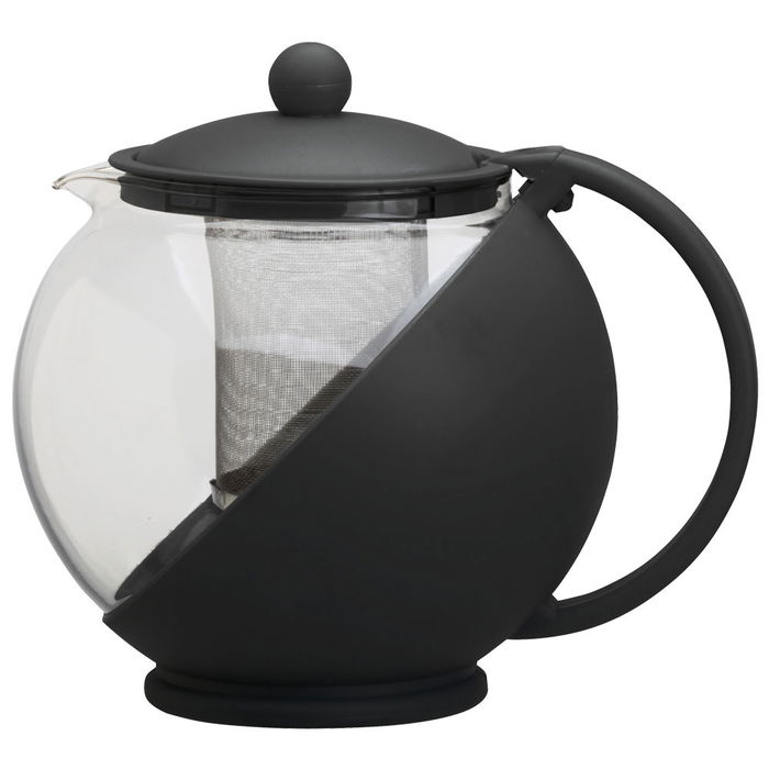 Cook Concept Tetera con Filtro 1.2 L para Infusiones de Metal y Cristal Cook Concept Tetera con Filtro 1.2 L para Infusiones de Metal y Cristal