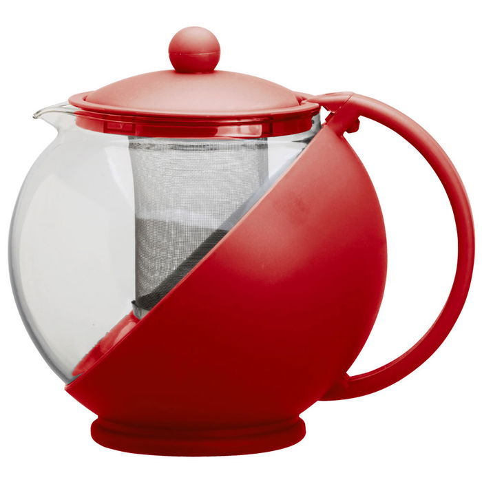 Cook Concept Tetera con Filtro 1.2 L para Infusiones de Metal y Cristal Cook Concept Tetera con Filtro 1.2 L para Infusiones de Metal y Cristal