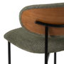 Silla Verde Tejido-Metal Salón 50 X 54 X 73,50 cm (Set de 4)