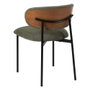Silla Verde Tejido-Metal Salón 50 X 54 X 73,50 cm (Set de 4)
