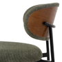 Silla Verde Tejido-Metal Salón 50 X 54 X 73,50 cm (Set de 4)