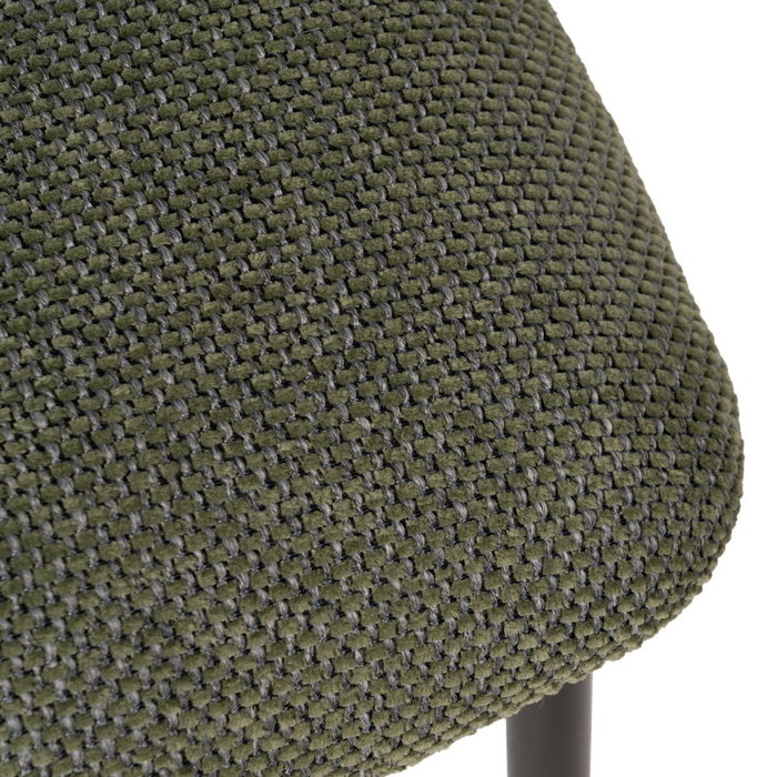 Silla Verde Tejido-Metal Salón 50 X 54 X 73,50 cm (Set de 4)