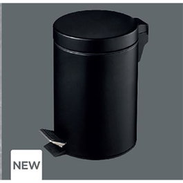 Papelera Redonda Negra 3L 17X27 CMS