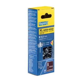 Rapid Remaches XL Ø3,2 x 8mm Aluminio Caja de 50 + Broca RAP4051661020827
