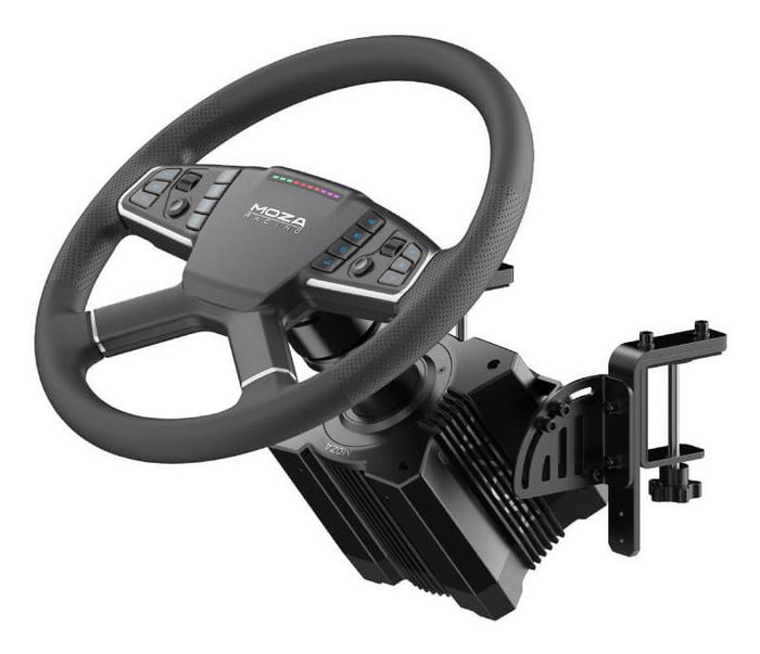 Moza Racing RS062 Soporte para Volante en Negro