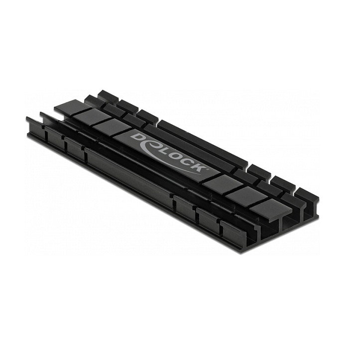DeLOCK 18285 Disipador de calor plano para módulo M.2, negro DeLOCK 18285 Disipador de calor plano para módulo M.2, negro