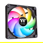 Thermaltake CT120 Ventilador PC ARGB Sync 120mm, 500-2000rpm, Negro/Blanco, Iluminación LED Multi, 2 Piezas