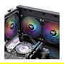 Thermaltake CT120 Ventilador PC ARGB Sync 120mm, 500-2000rpm, Negro/Blanco, Iluminación LED Multi, 2 Piezas