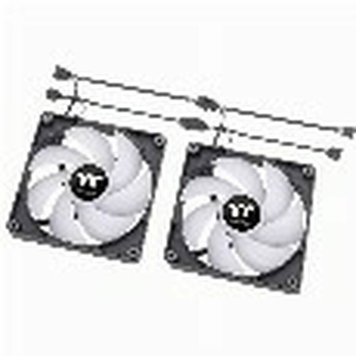 Thermaltake CT120 ARGB Sync Pack de 2 ventiladores de 120 mm negro Thermaltake CT120 ARGB Sync Pack de 2 ventiladores de 120 mm negro