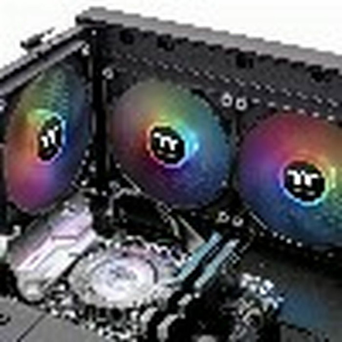 Thermaltake CT120 ARGB Sync Pack de 2 ventiladores de 120 mm negro Thermaltake CT120 ARGB Sync Pack de 2 ventiladores de 120 mm negro