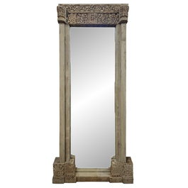 DKD Home Decor Espejo Teca 80x10x205
