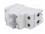 EATON ELECTRIC Interruptor magnetotérmico HN-B6/2 de 2 polos, 6A, 6kA