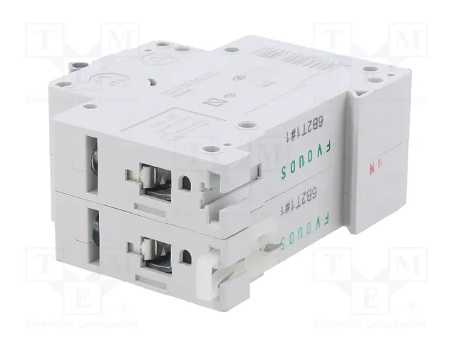 EATON ELECTRIC Interruptor magnetotérmico HN-B6/2 de 2 polos, 6A, 6kA EATON ELECTRIC Interruptor magnetotérmico HN-B6/2 de 2 polos, 6A, 6kA
