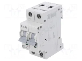 EATON ELECTRIC Interruptor magnetotérmico HN-B6/2 de 2 polos, 6A, 6kA