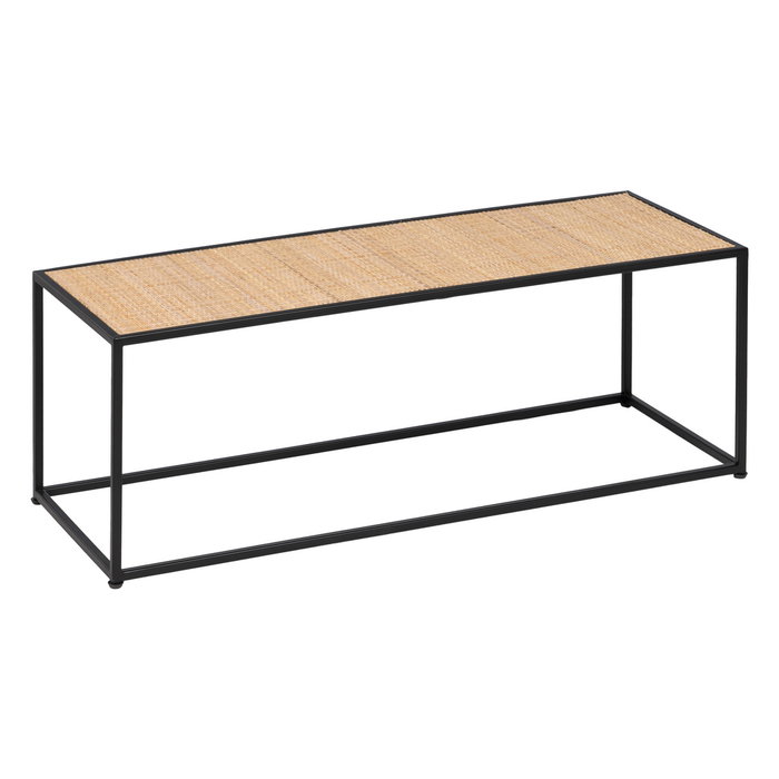 S/3 Mesa Centro Natural-Negro 97,50 X 34 X 35 cm