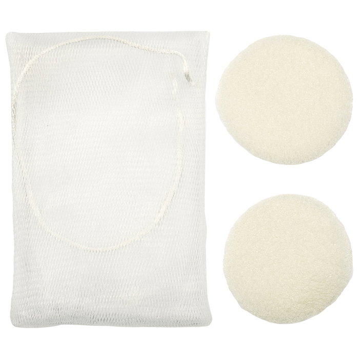 Cosmetic Club Juego de 2 Discos Desmaquillantes Reutilizables y Lavables Konjac para Todo Tipo de Piel Cosmetic Club Juego de 2 Discos Desmaquillantes Reutilizables y Lavables Konjac para Todo Tipo de Piel