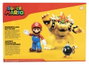 JAKKS PACIFIC Super Mario VS. Bowser Serie 1 - Pack de Figuras Mario vs. Bowser Lava Battle