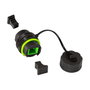 LogiLink Conector de fibra óptica simplex SC para exteriores con tapón antipolvo