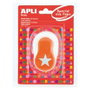 Apli Perforadora de Goma Eva Forma Estrella Naranja 25,4 mm