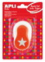 Apli Perforadora de Goma Eva Forma Estrella Naranja 25,4 mm
