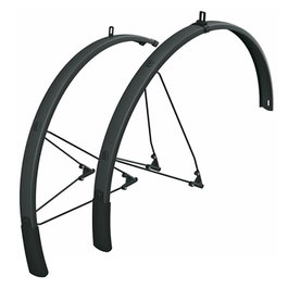 SKS Bluemels Style Set Guardabarros Delantero y Trasero 27,5/28/29" Negro Mate Protección Antisalpicaduras