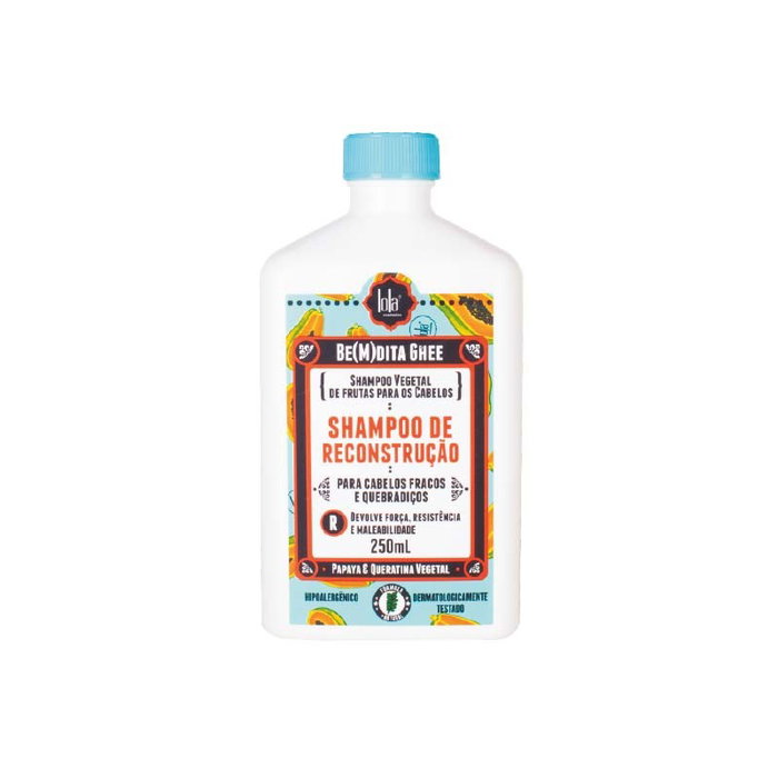 Lola Cosmetics Bemdita Ghee Shampoo Reconstrucción Papaya y Queratina Vegetal 250 ml Lola Cosmetics Bemdita Ghee Shampoo Reconstrucción Papaya y Queratina Vegetal 250 ml