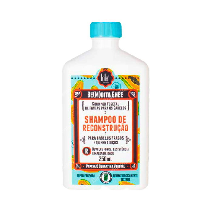 Lola Cosmetics Bemdita Ghee Shampoo Reconstrucción Papaya y Queratina Vegetal 250 ml Lola Cosmetics Bemdita Ghee Shampoo Reconstrucción Papaya y Queratina Vegetal 250 ml