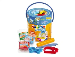 Carioca Pasta de modelar Baby Do Playset 10 piezas de 40gr para niños a partir de 12 meses, colores mezclables