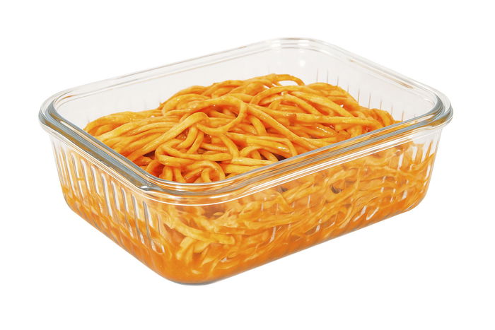 Inde Fiambrera Rectangular Hermética Textury 20.5 cm x 15.5 cm x 6.9 cm 1 L (6 Unidades)