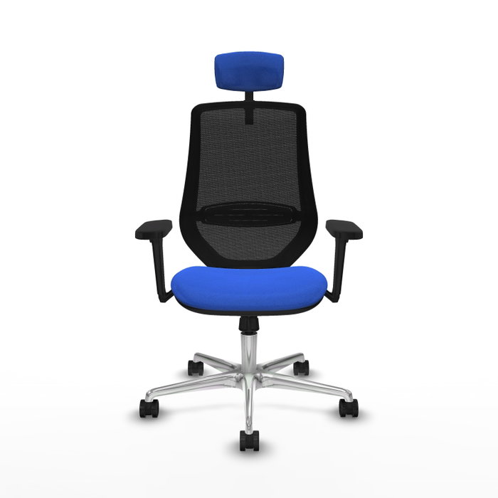 PIQUERAS Y CRESPO Silla de oficina Mardos con Mecanismo Sincro, Azul y Negro PIQUERAS Y CRESPO Silla de oficina Mardos con Mecanismo Sincro, Azul y Negro